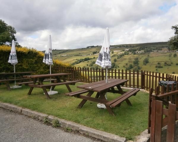 Wuthering Heights, Stanbury - beer garden. (External, Garden). Published on 27-07-2015