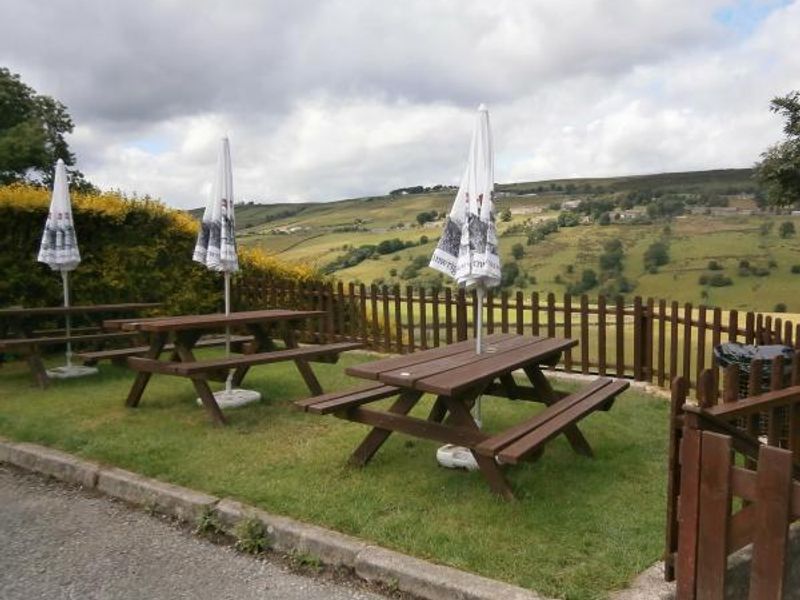 Wuthering Heights, Stanbury - beer garden. (External, Garden). Published on 27-07-2015