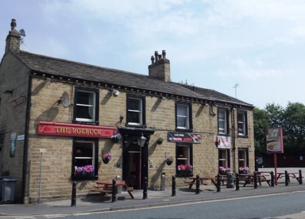 Uploaded Jan 2015, The Roebuck, Utley, Keighley. (Pub, External). Published on 23-01-2015