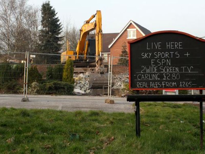The Vine cut down in its prime. (Pub, External). Published on 14-09-2014