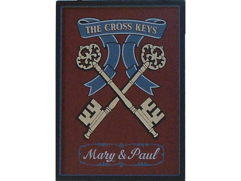 Penkridge Cross Keys Pub sign 2011. (Sign). Published on 05-10-2021 