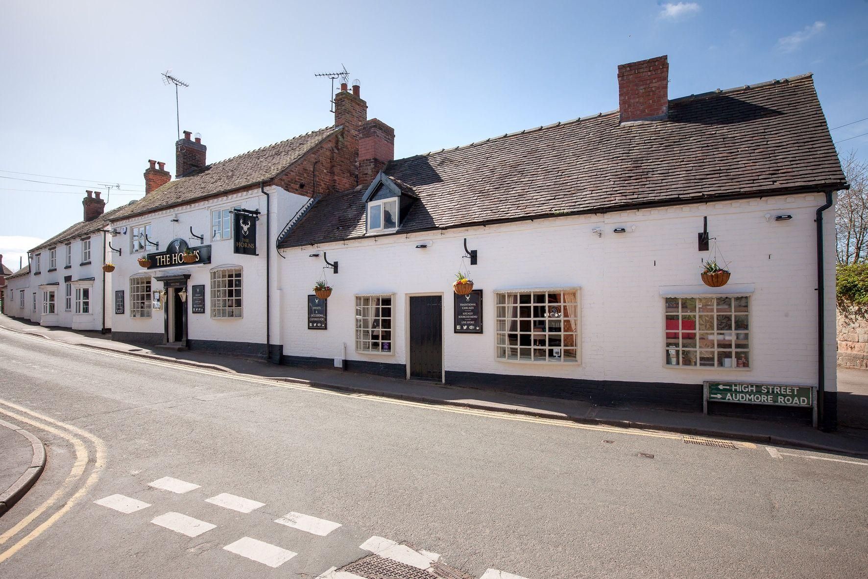 The Horns, Gnosall in 2017. (Pub, External, Key). Published on 28-06-2017