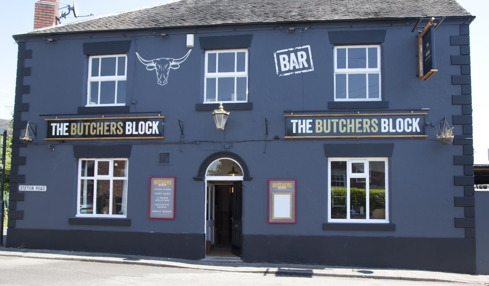 The Butchers block exterior. (Pub, External, Key). Published on 12-06-2023