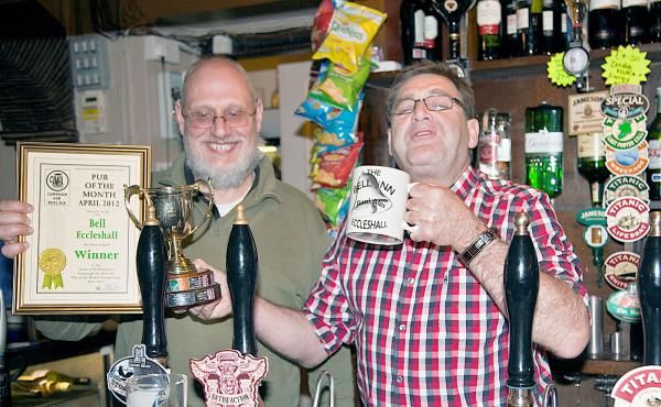 Branch Pub of the Month April 2012. (Pub, Publican, Branch, Award). Published on 23-07-2013