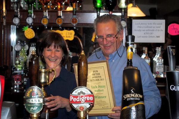 Branch Pub of the Month Oct 2013. (Pub, Publican, Branch, Award). Published on 13-10-2013