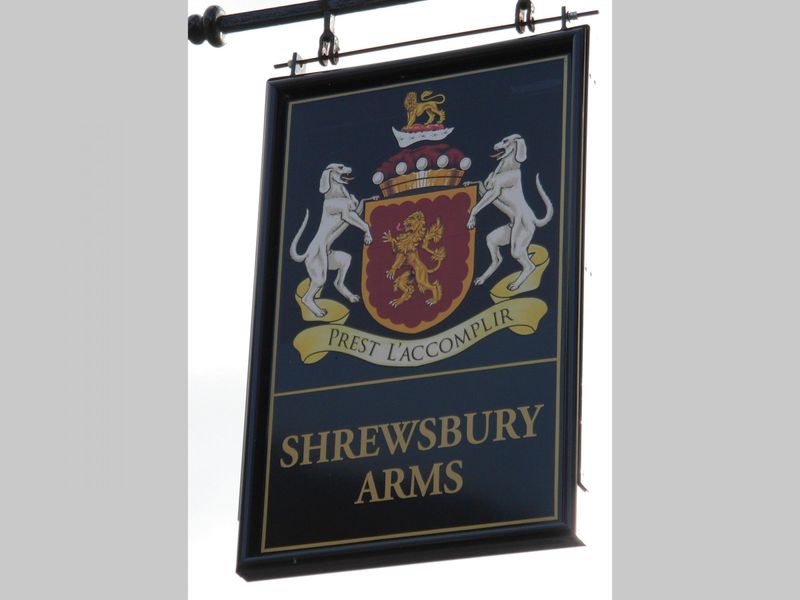 Shrewsbury Arms Sign 2007 © RJ Flood. Creative Commons Licence C. (Sign). Published on 16-07-2017