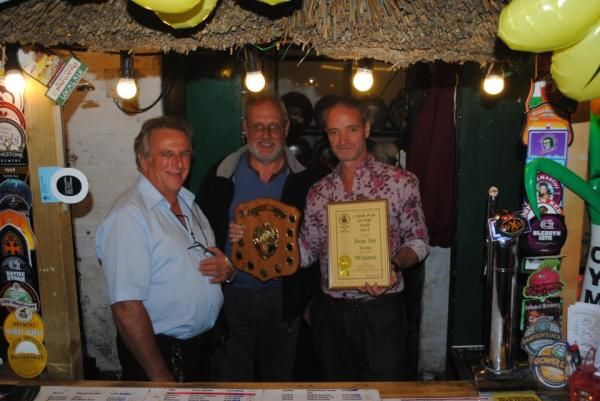 Branch Cider Pub of the Year July 2012. (Pub, Publican, Branch, Award). Published on 23-07-2013