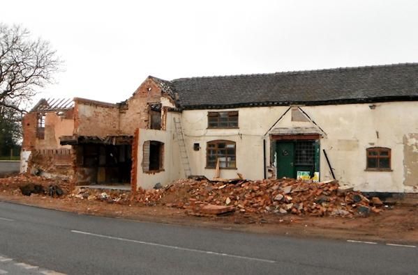 Demolition in progress 2012. (Pub, External). Published on 11-05-2017