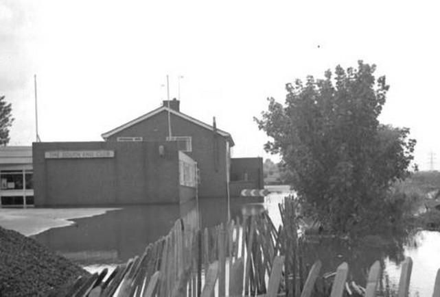 South End Club in 1980, after flooding. (External, Key). Published on 14-06-2017