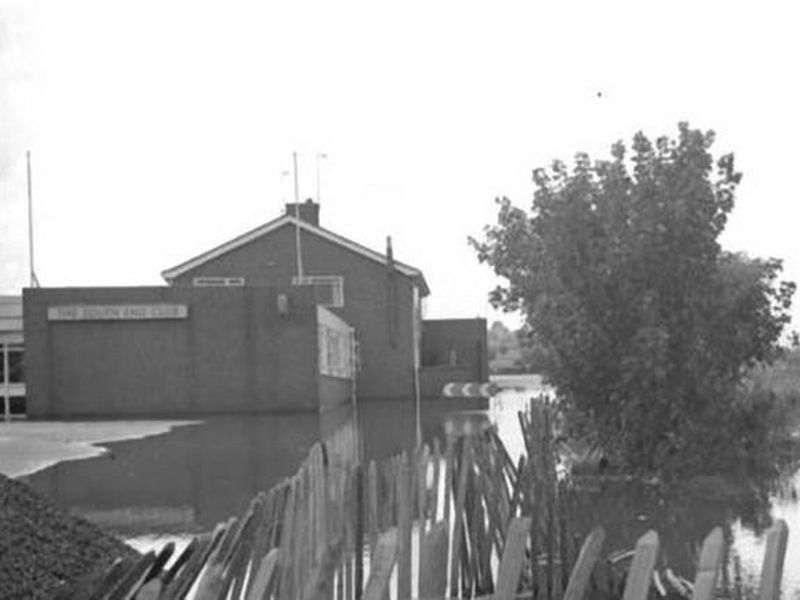 South End Club in 1980, after flooding. (External, Key). Published on 14-06-2017