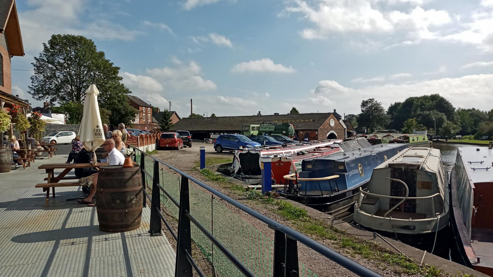 Crown Wharf, view from yard 2021. (Pub, Garden). Published on 30-09-2021