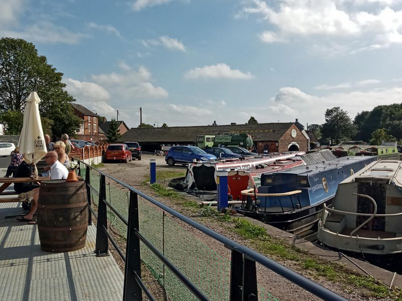 Crown Wharf, view from yard 2021. (Pub, Garden). Published on 30-09-2021 