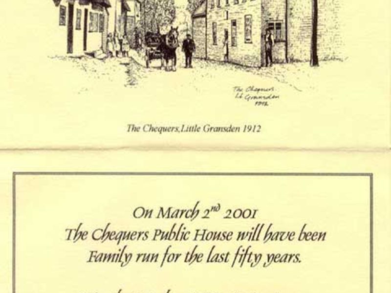 Chequers - Little Gransden. (Pub). Published on 06-11-2011