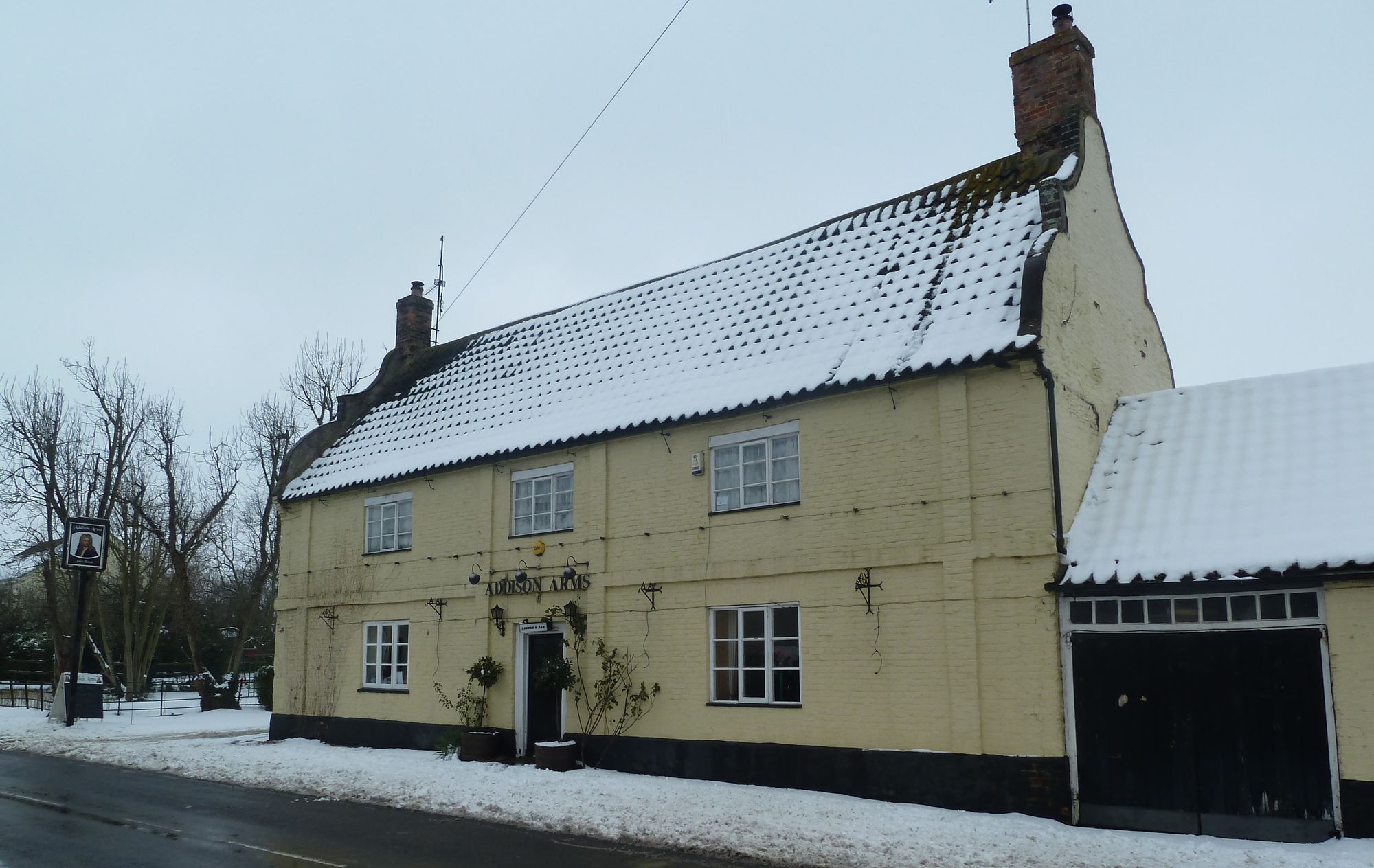 Glatton - Addison Arms. (Pub, External). Published on 13-10-2013