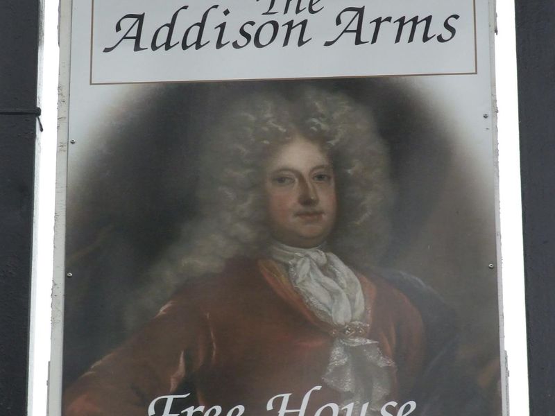 Addison Arms pub sign 10 Jan 2018. (Pub, Sign). Published on 13-01-2018 
