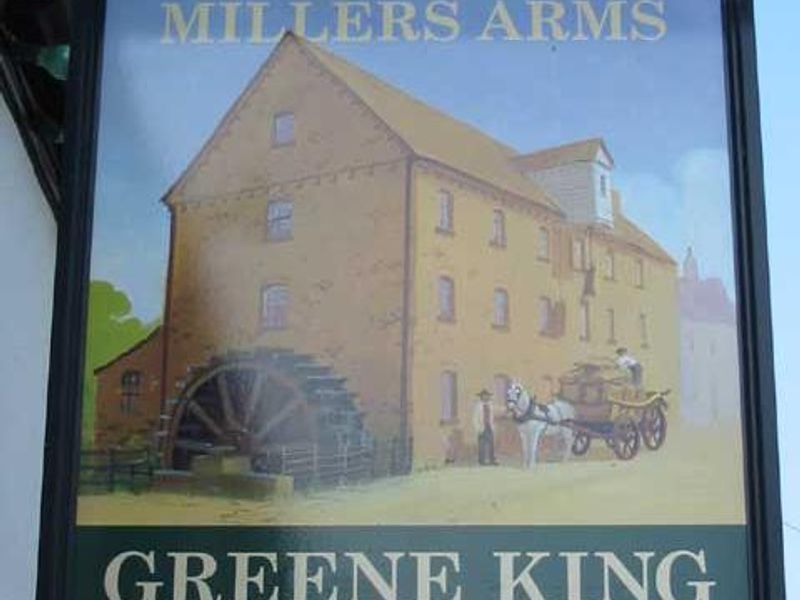 Millers Arms - Eaton Socon. (Pub, Sign). Published on 06-11-2011