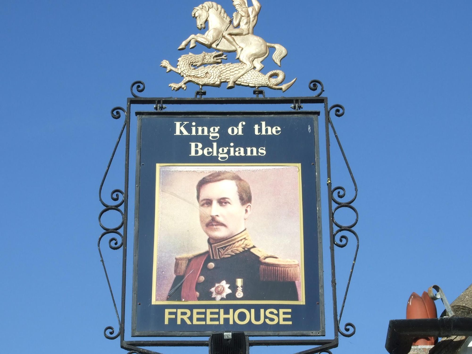 King of the Belgians July 2019. (Pub, Sign). Published on 23-07-2019