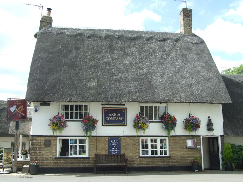 Axe & Compass - Hemingford Abbots - July 2017. (Pub, External, Key). Published on 06-07-2017