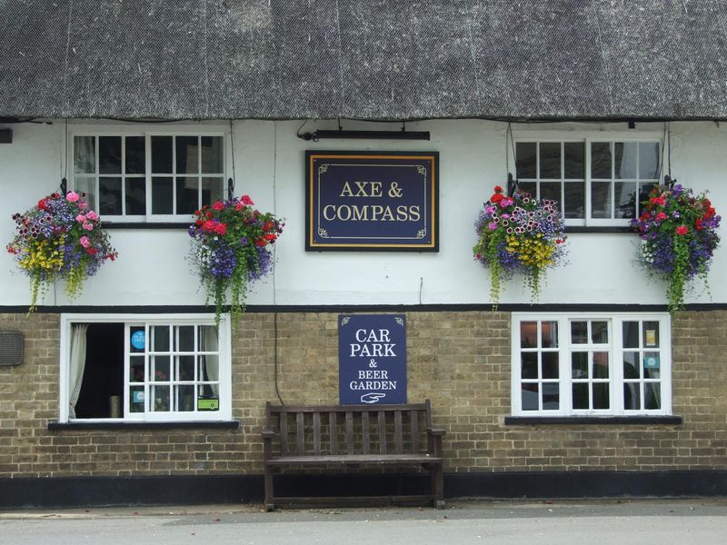 Axe & Compass - Hemingford Abbots - July 2017. (Pub, External). Published on 06-07-2017