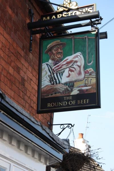 Round of Beef - Pub Sign. (Sign). Published on 06-03-2013