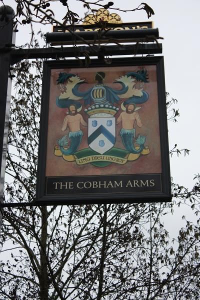Cobham Arms - Pub Sign. (Sign). Published on 06-03-2013