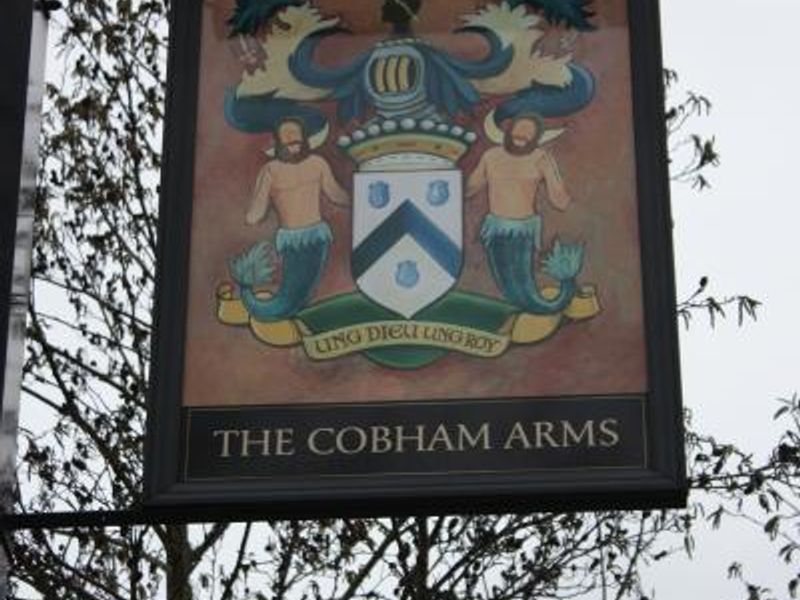 Cobham Arms - Pub Sign. (Sign). Published on 06-03-2013