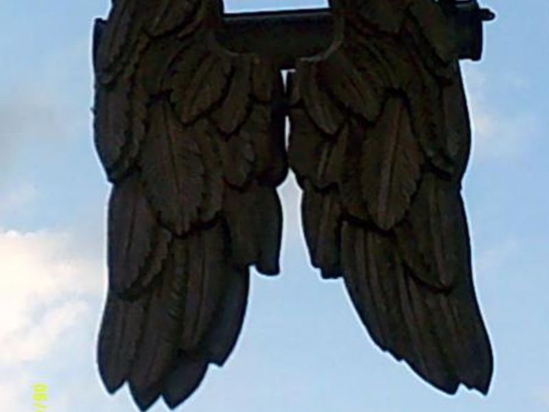 Debenham, Angel pub sign. (Pub, Sign). Published on 07-06-2015