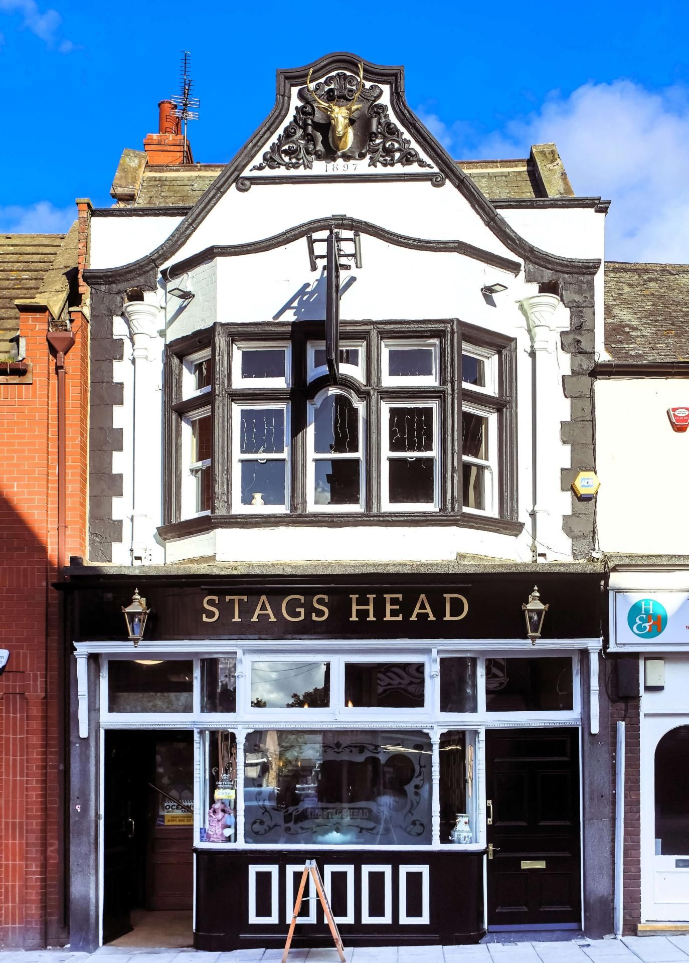 Stags Head. (Pub, External, Key). Published on 01-01-1970