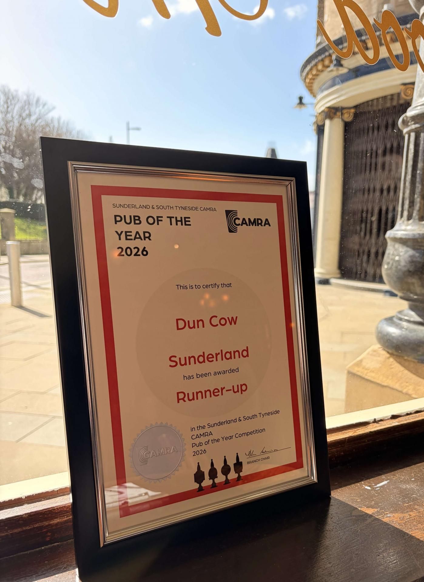 Dun Cow. (Award). Published on 28-03-2026