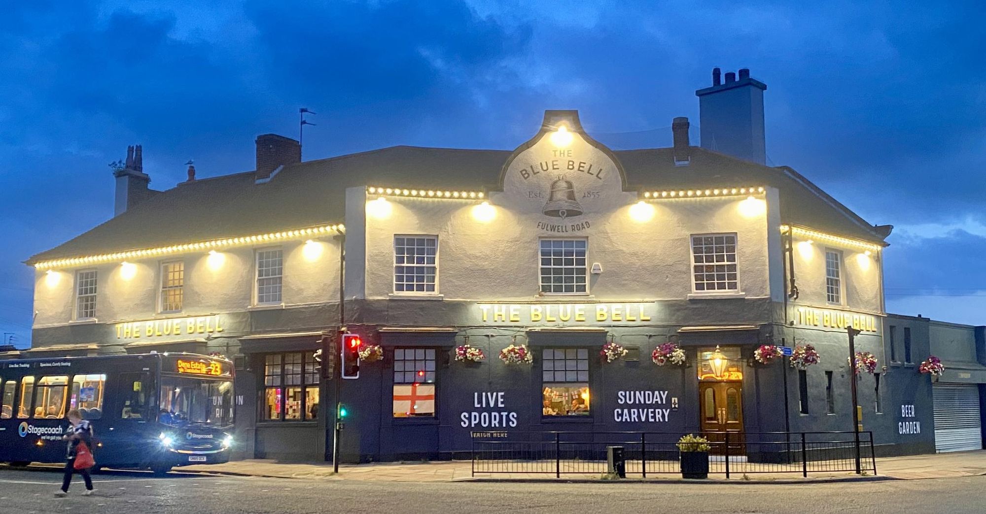 Blue Bell at night . (External). Published on 18-07-2026