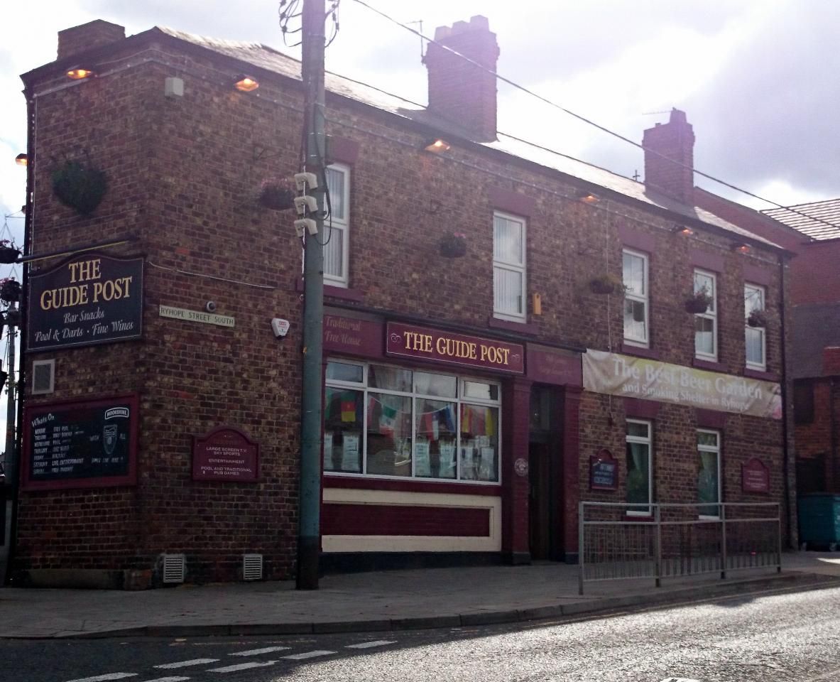 Guide Post Ryhope. (Pub, External, Key). Published on 23-05-2017