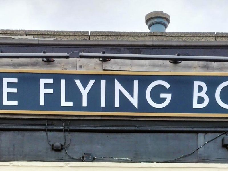 Flying Boat. (Sign). Published on 07-06-2024