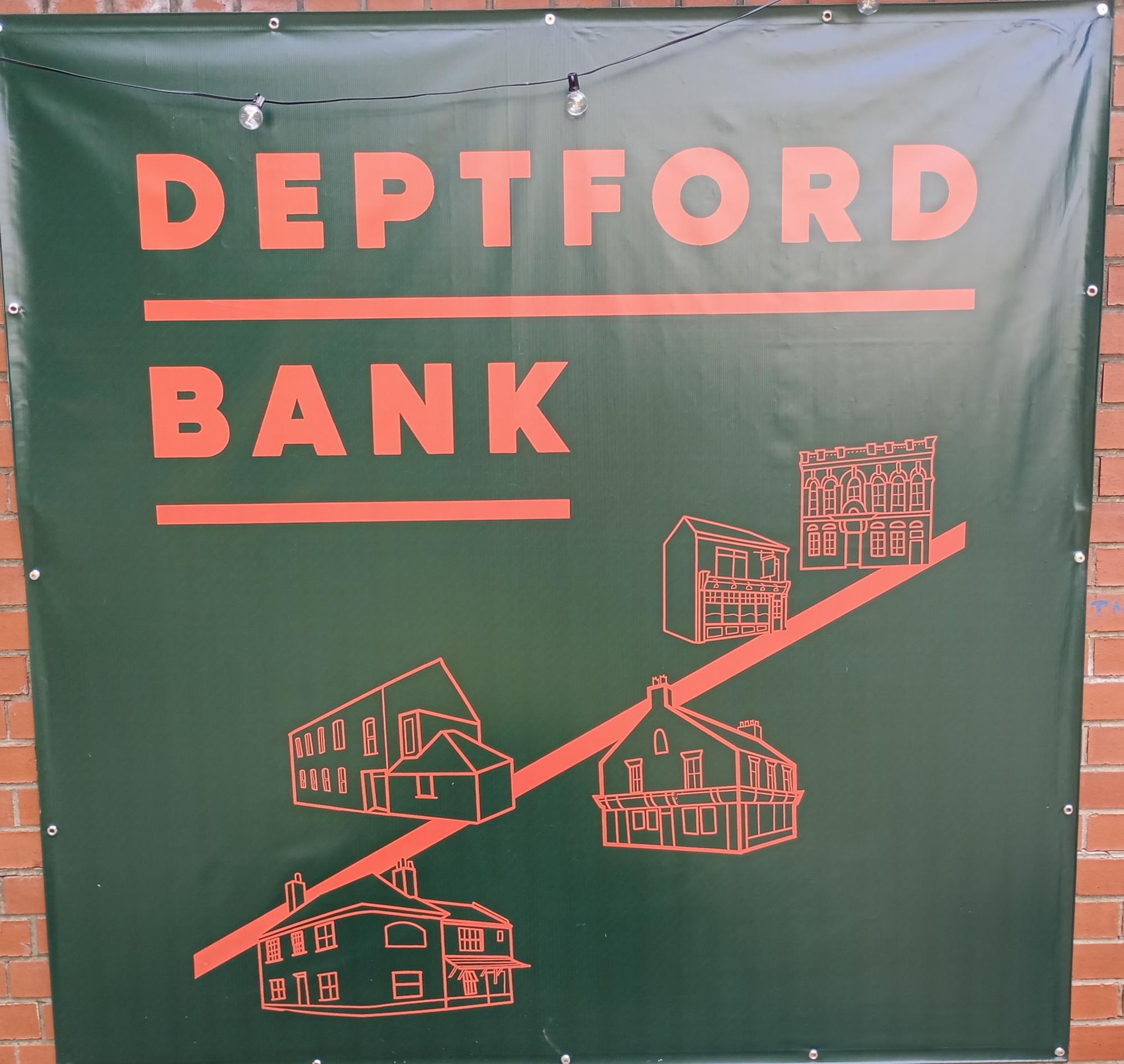 Deptford Bank card . (Sign). Published on 01-01-1970