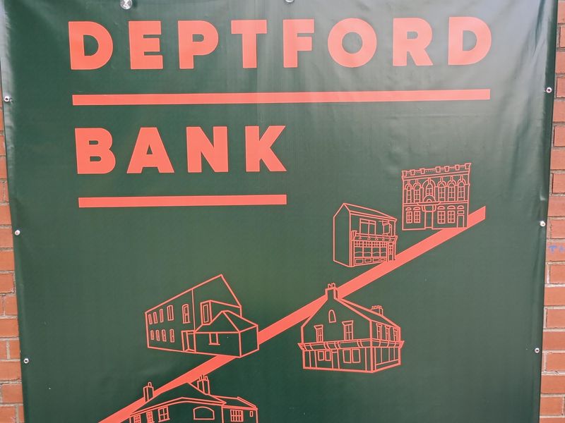 Deptford Bank card . (Sign). Published on 01-01-1970