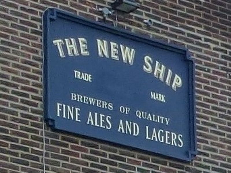New Ship Sign. (Pub, Sign). Published on 16-06-2015