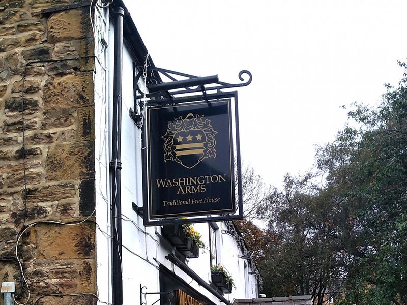 Washington Arms. (Sign). Published on 30-10-2023
