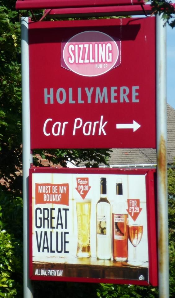 Hollymere. (Sign). Published on 06-08-2015