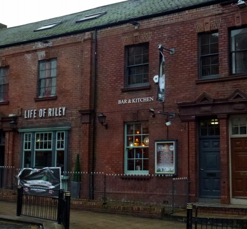 Life of Riley. (Pub, External, Key). Published on 22-12-2014
