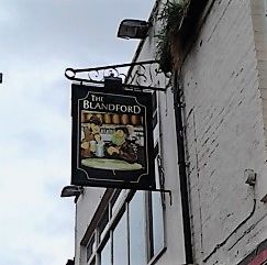 Blandford. (Pub, External, Key). Published on 23-12-2016