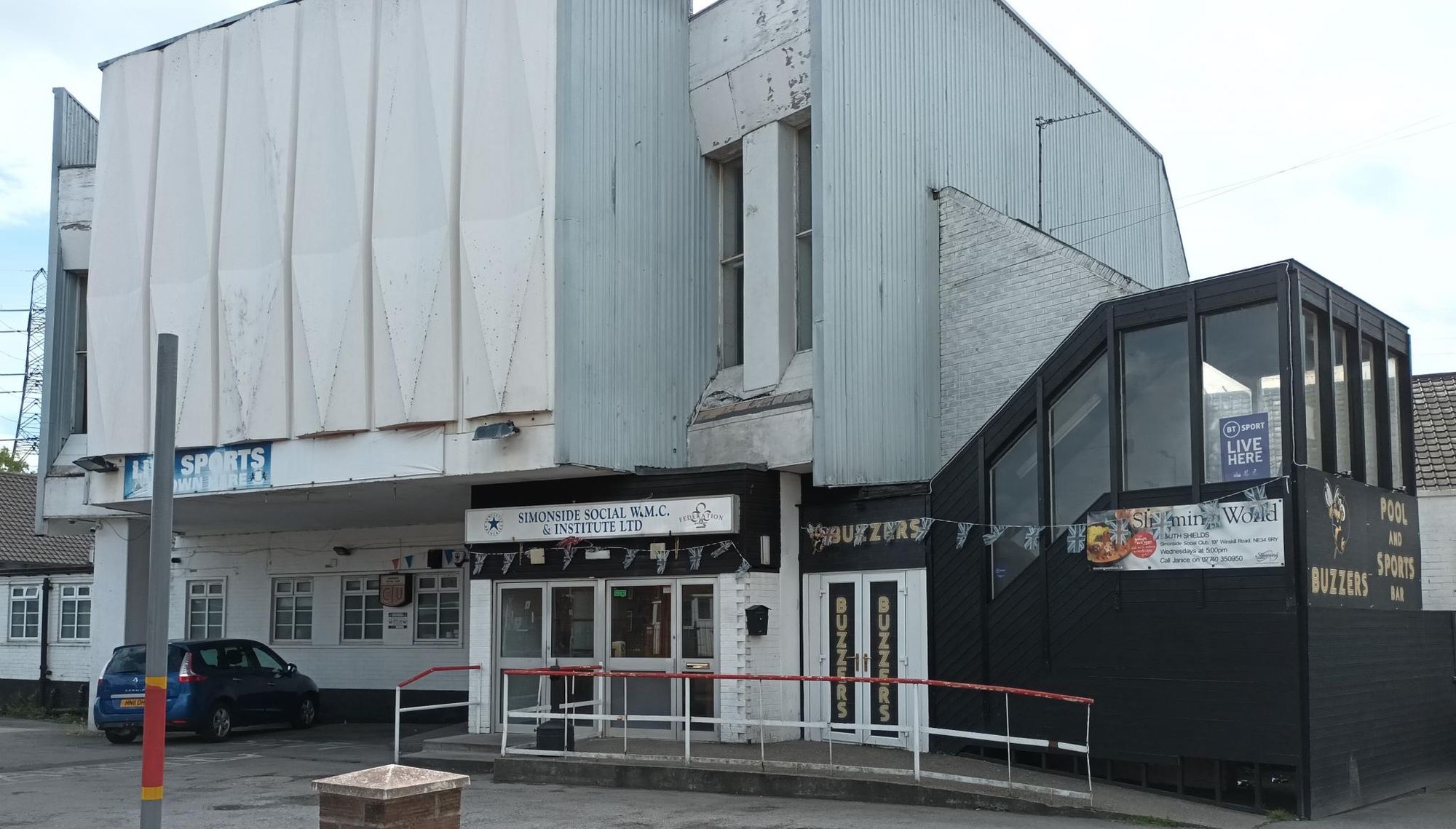 Simonside Club. (Pub, External, Key). Published on 13-07-2023