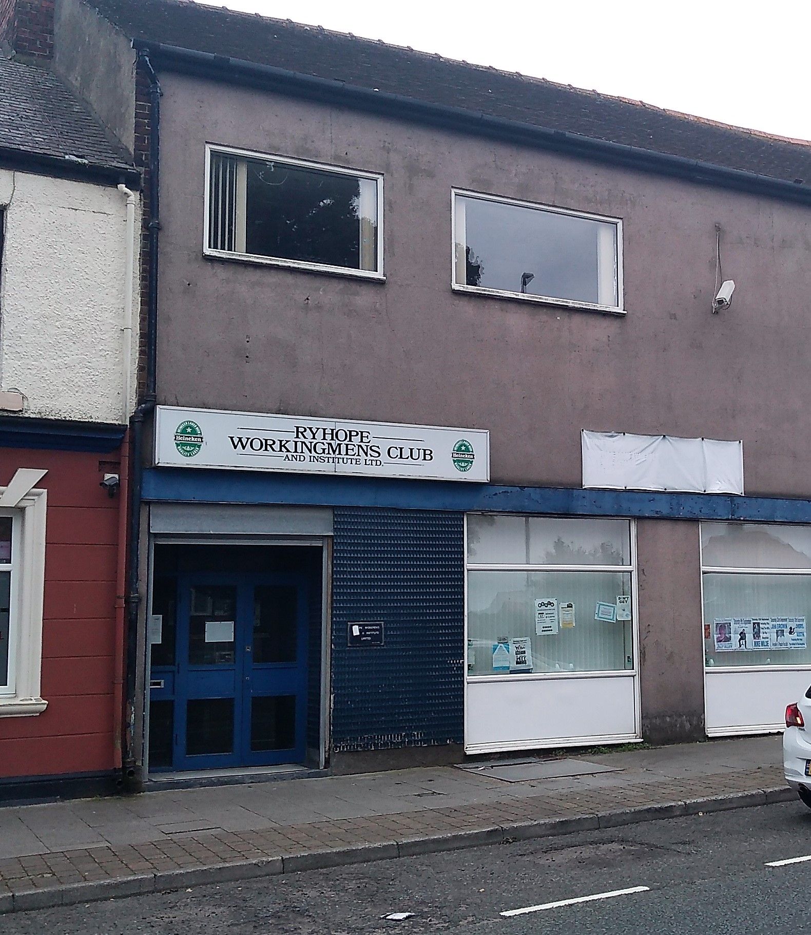 Ryhope Workingmen's Club. (External, Key). Published on 02-09-2023