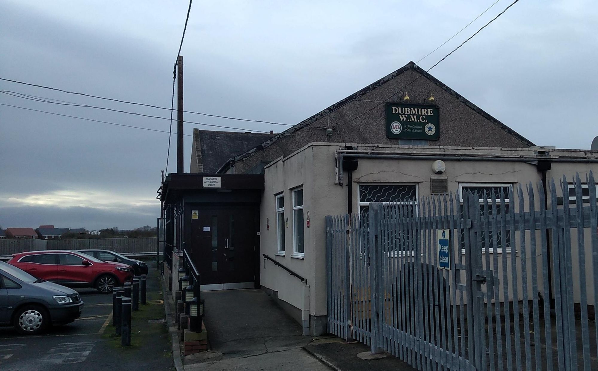Dubmire Working Mens Club. (External, Key). Published on 19-11-2023