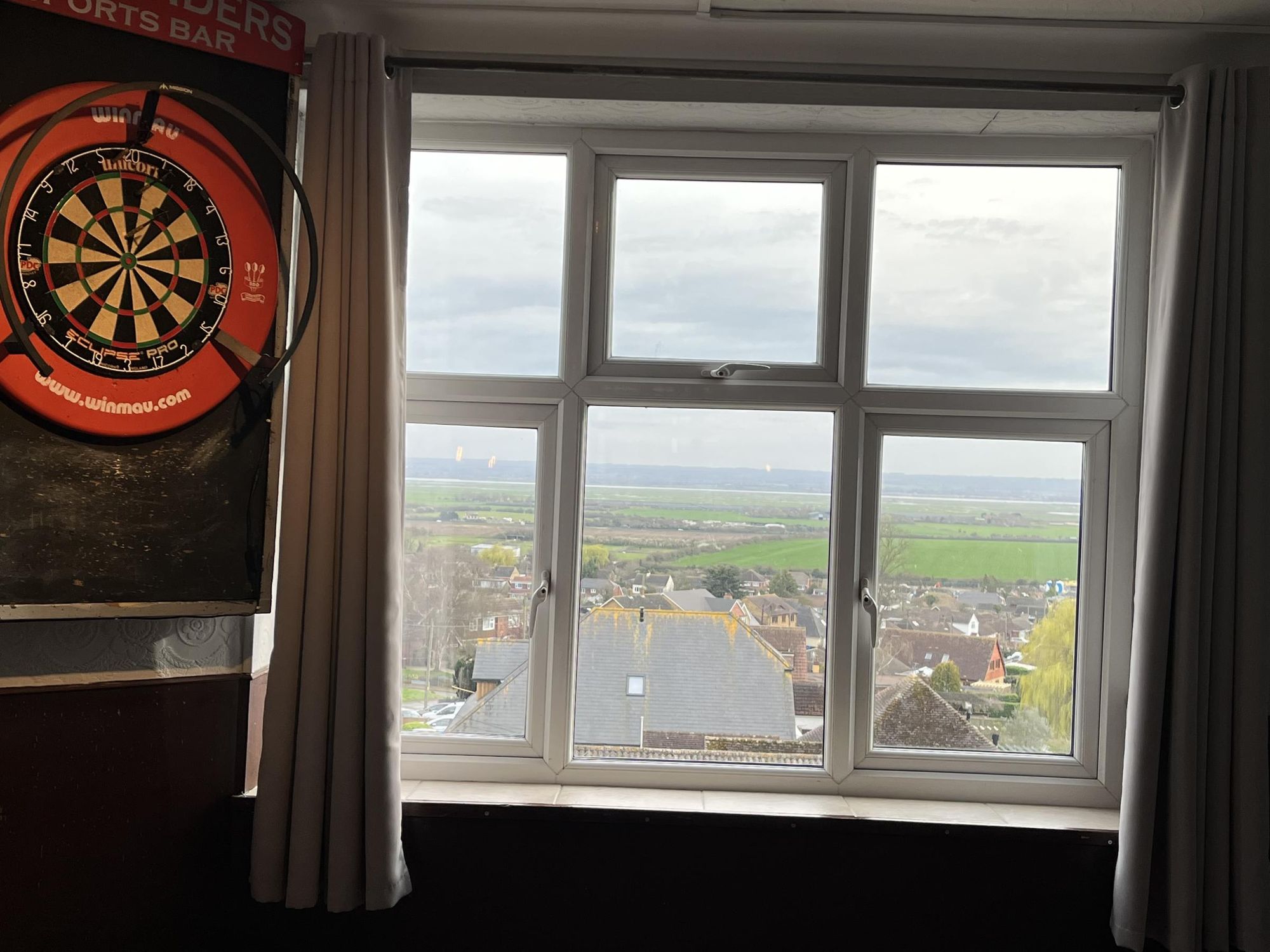 View from pub rear. Published on 29-03-2023