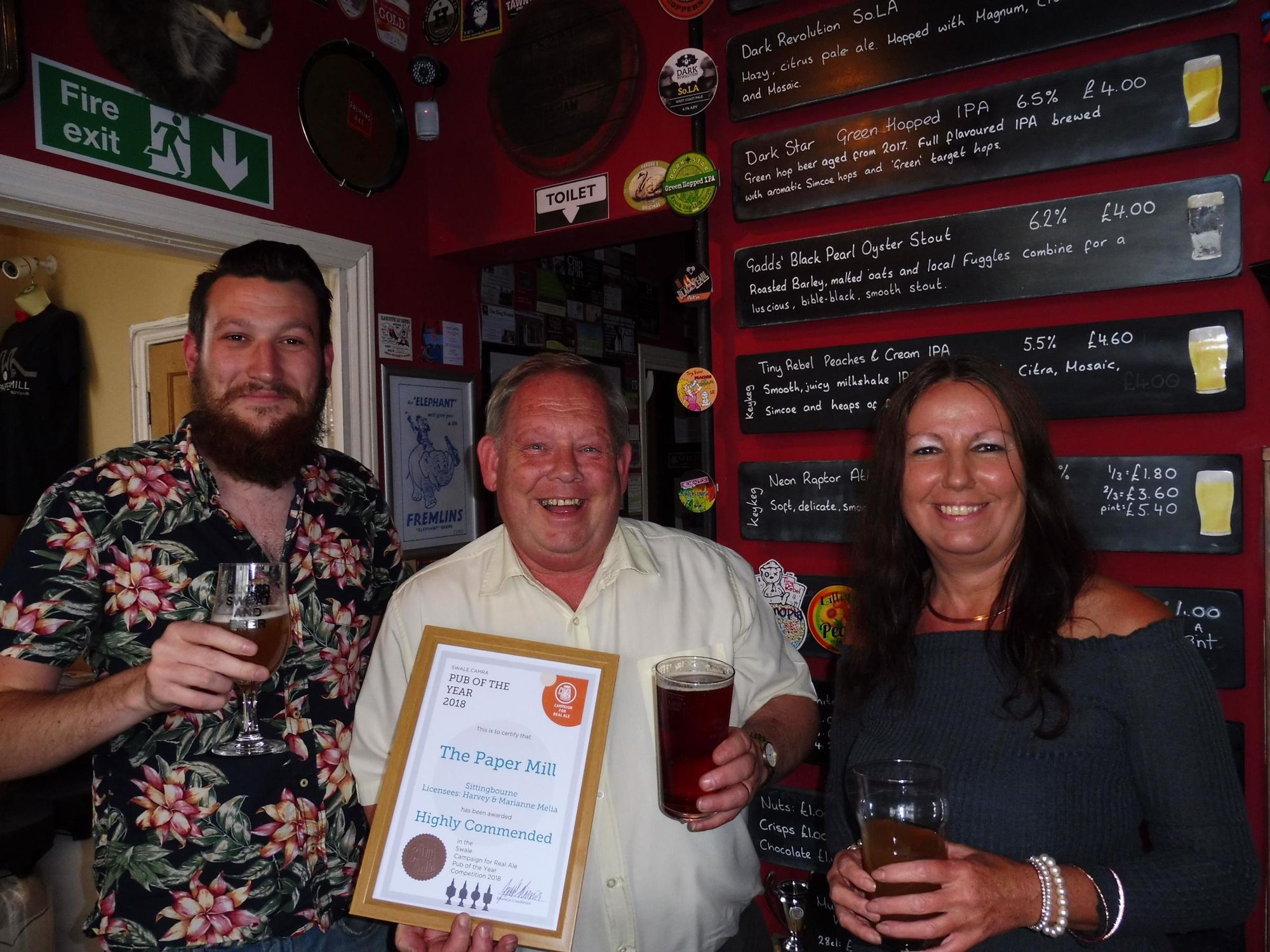 Highly Commended presentation. (Pub, Award). Published on 21-06-2018