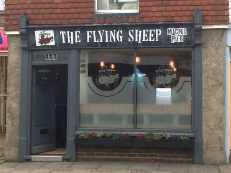 Street frontage as Flying Sheep. (Pub, External, Key). Published on 25-08-2021