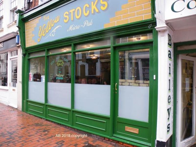 Yellow Stocks street frontage. (Pub, External, Key). Published on 04-10-2018