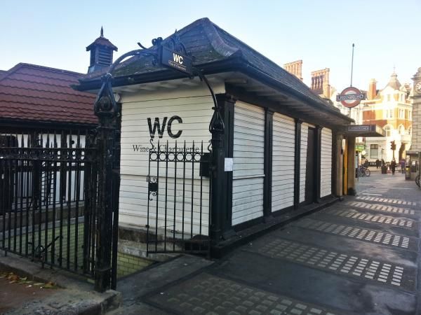 WC Wine & Charcuterie, Clapham Common Underground Station. (Pub, External, Key). Published on 28-10-2014