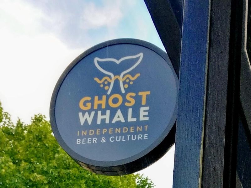 Ghost Whale Brixton sign. (Sign). Published on 27-07-2017 