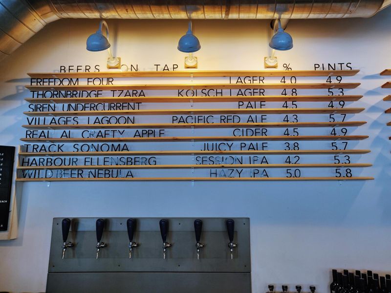 Chalkpit, Streatham High Road - beer board. (Bar). Published on 20-06-2019