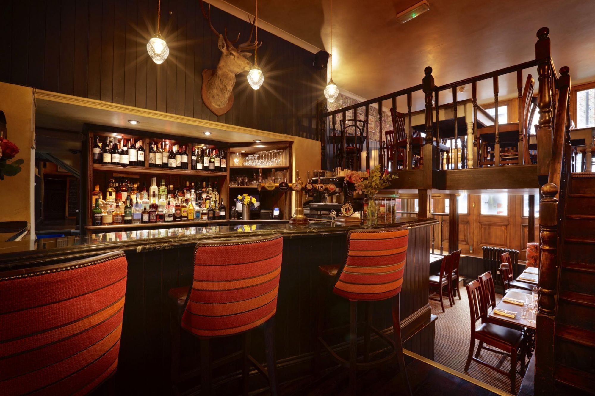 (c) Three Cheers Pub Co. The Abbeville's new bar, leading to the. Published on 16-11-2021
